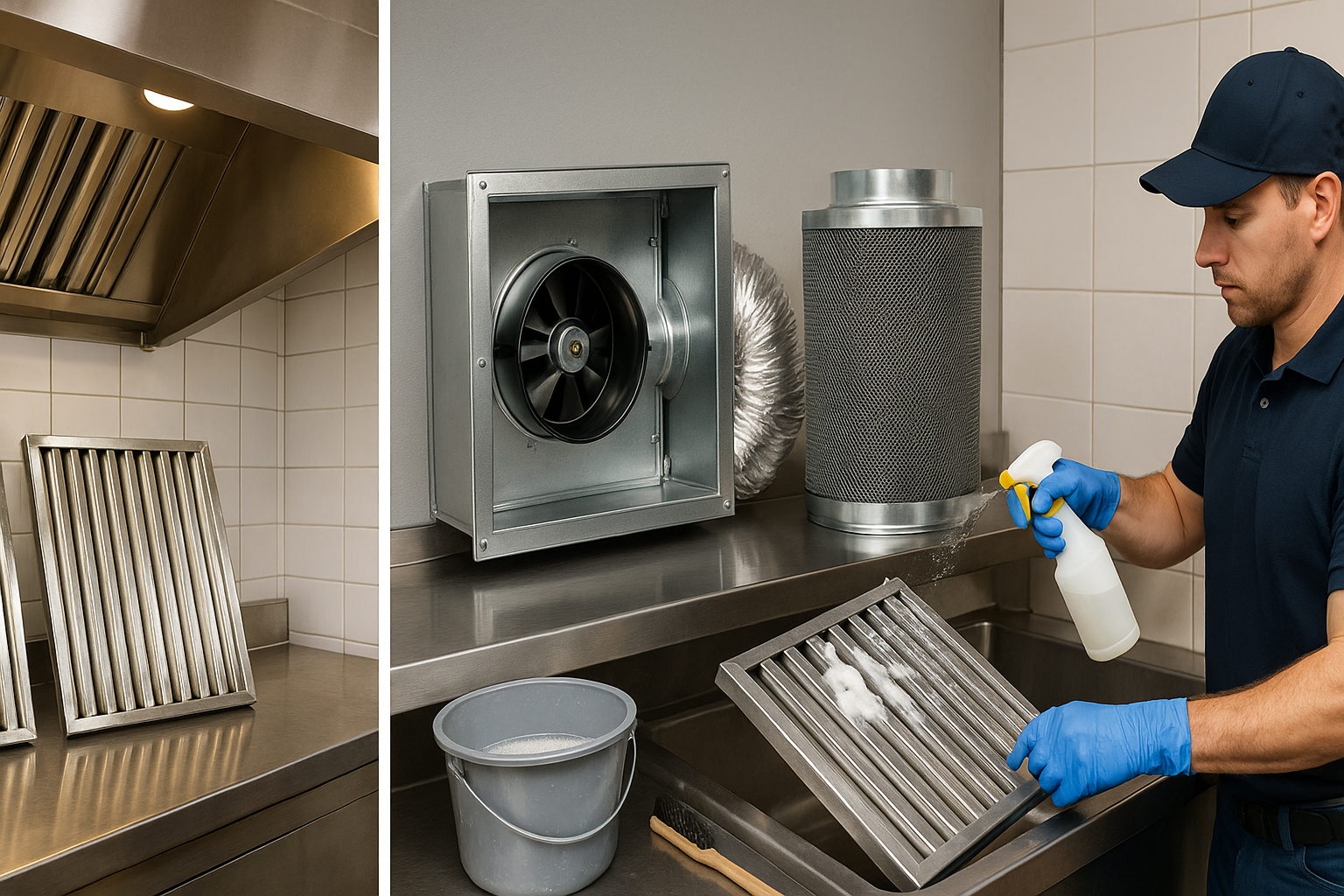 Улавливание жира и запахов: фильтры, канальные решения, обслуживание